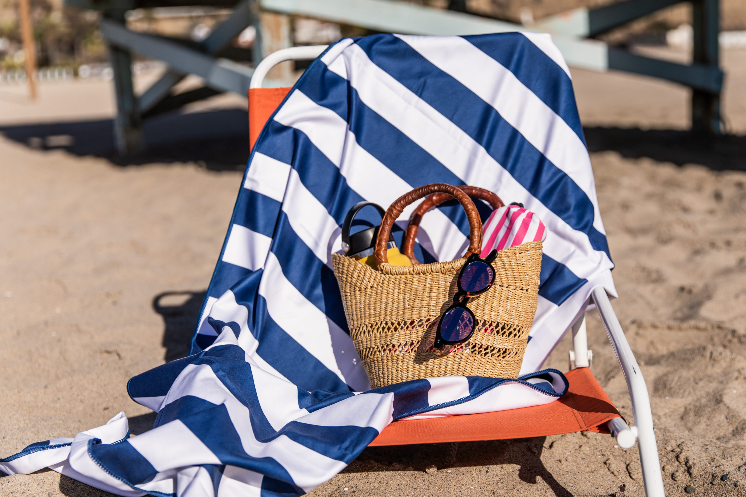 Perfect Beach Towel - Navy Blue - Image 5