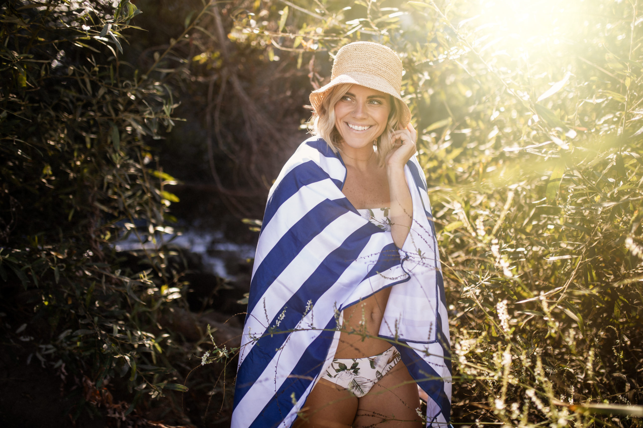 Perfect Beach Towel - Navy Blue - Image 9